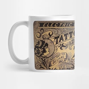 Vintage tattoo business card Mug